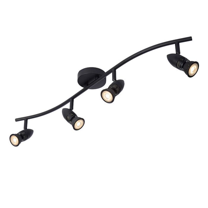 Svart spotlight tak modern, Caro