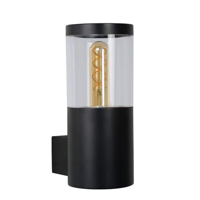 Svart utelampa modern, Fedor, IP44