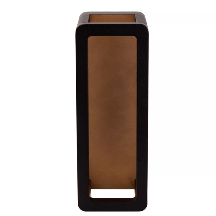 Svart utelampa modern, Narvik, 9,2W, 3000K LED, IP65