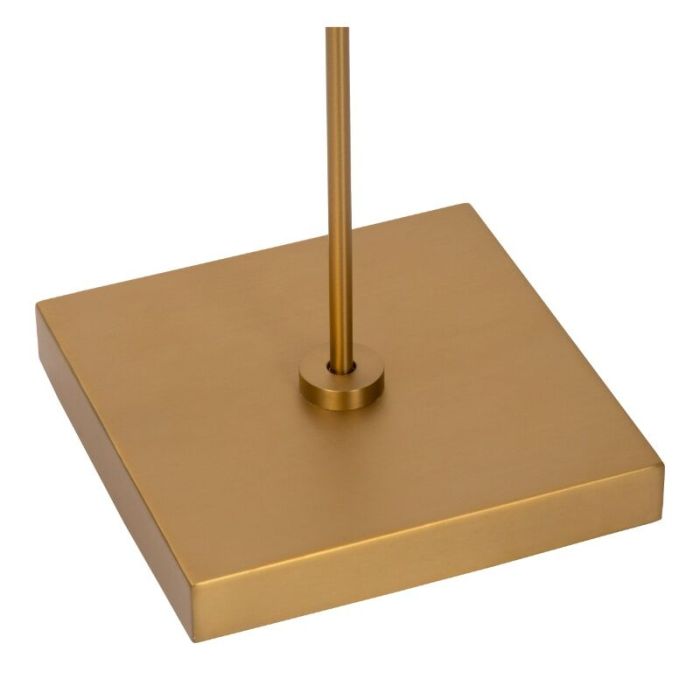 Mässing läslampa golv modern, Aaron, 12W, 2700K LED, med beröringsdimmer
