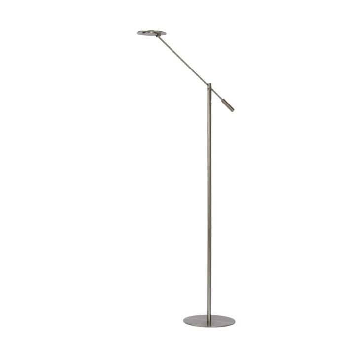 Krom läslampa golv modern, Anselmo, 9W, 3000K LED