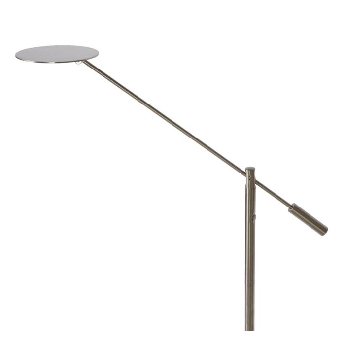 Krom läslampa golv modern, Anselmo, 9W, 3000K LED