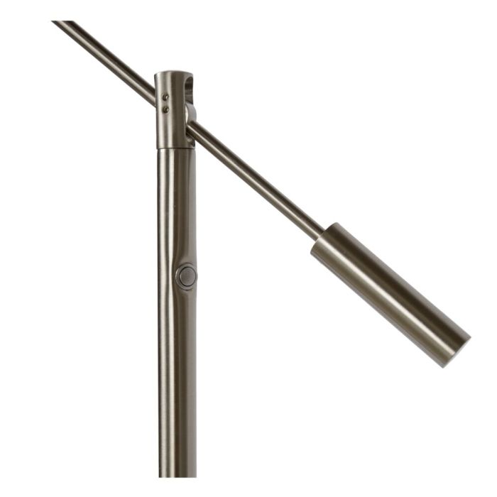 Krom läslampa golv modern, Anselmo, 9W, 3000K LED