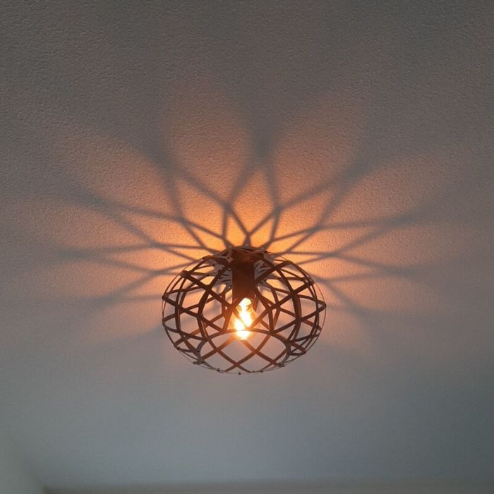 Svart plafond modern, Wolfram