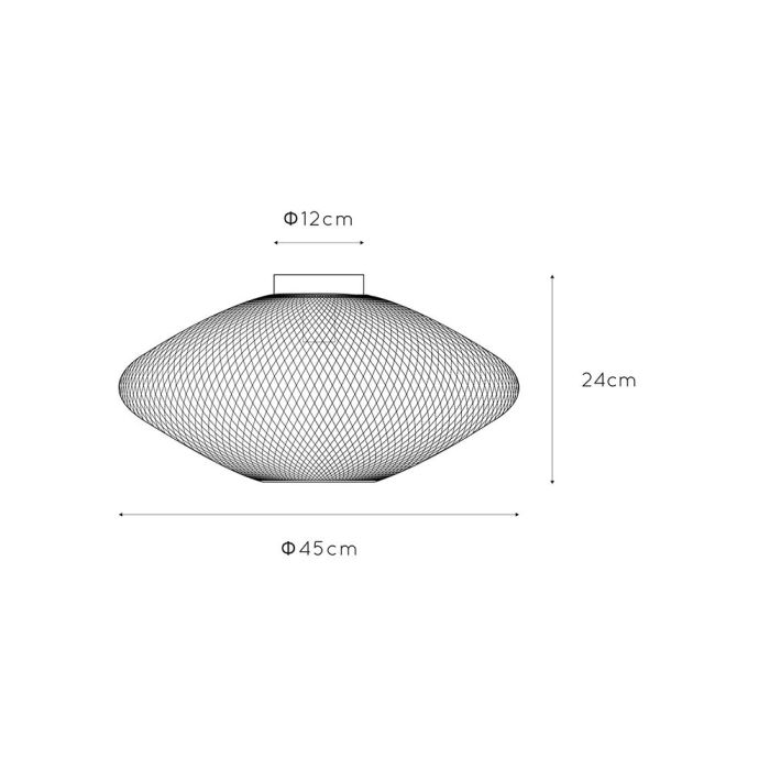 Svart plafond modern, Mesh
