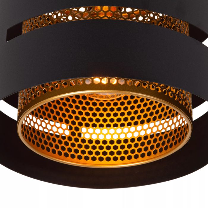 Svart plafond modern, Rosas