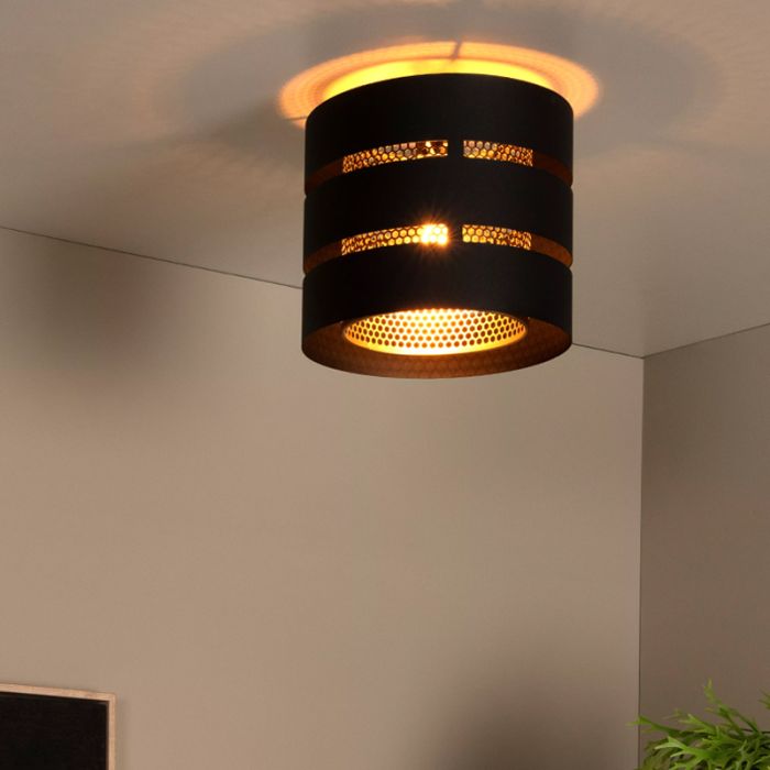 Svart plafond modern, Rosas