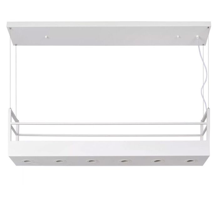Vit fönsterlampa rustik, Miravelle