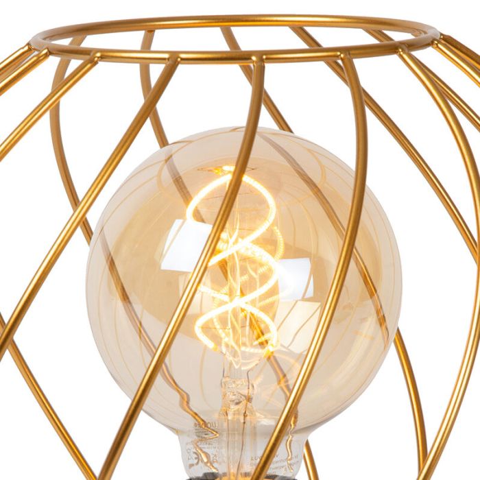 Mässing bordslampa klassisk, Danza, med brytare