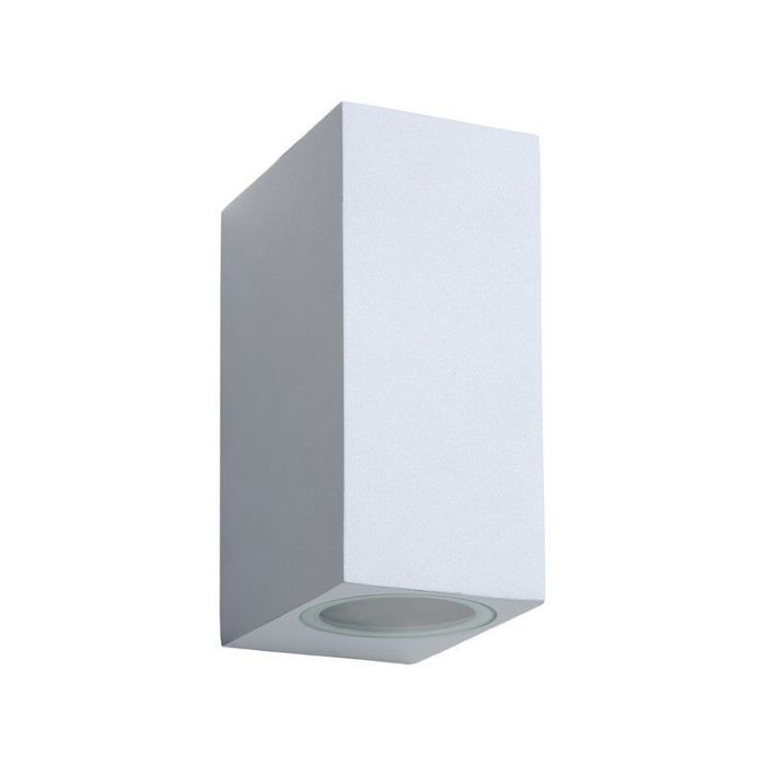 Vit utelampa modern, Zora, IP44