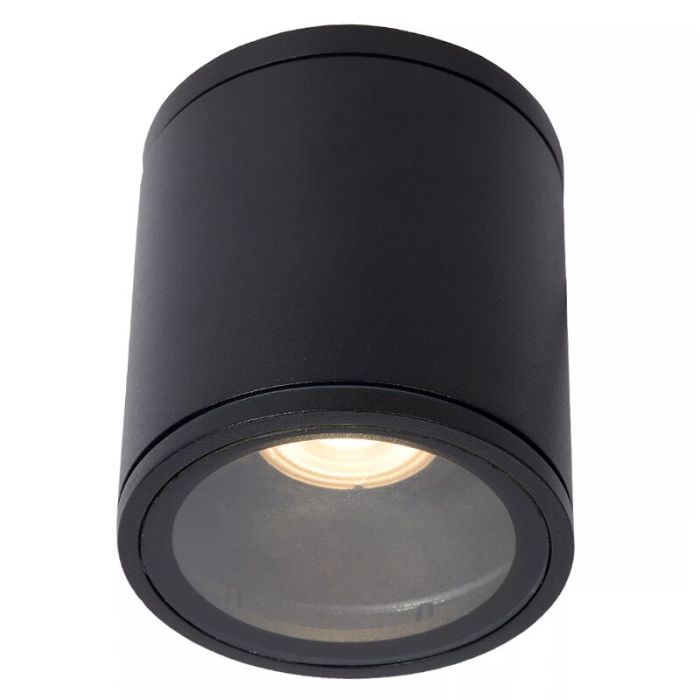Svart spotlight tak modern, Aven, IP65
