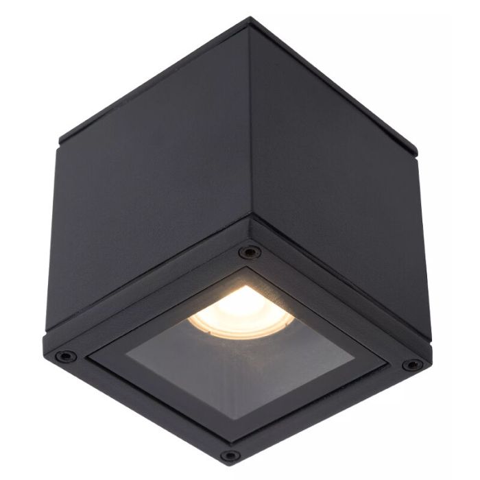 Svart spotlight tak modern, Aven, IP65