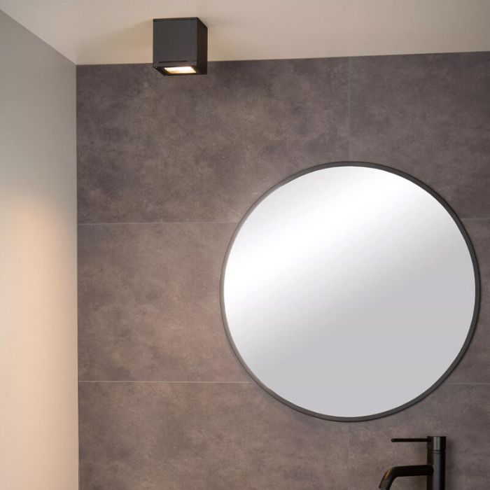 Svart spotlight tak modern, Aven, IP65
