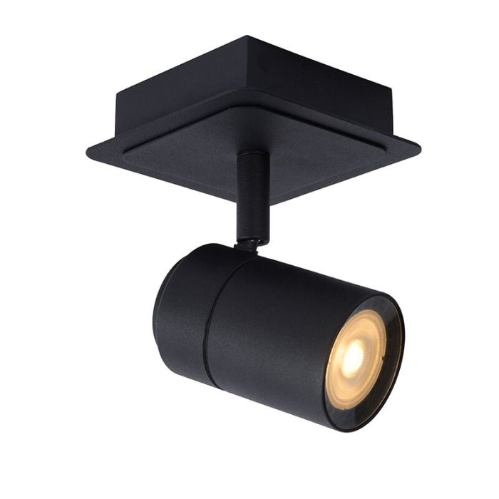 Svart takspotlight badrum modern, Lennert, IP44