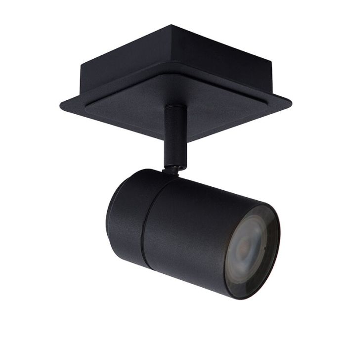 Svart takspotlight badrum modern, Lennert, IP44