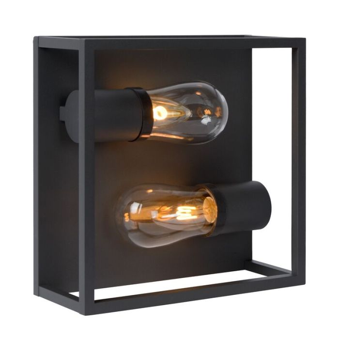 Svart plafond modern, Carlyn, IP54