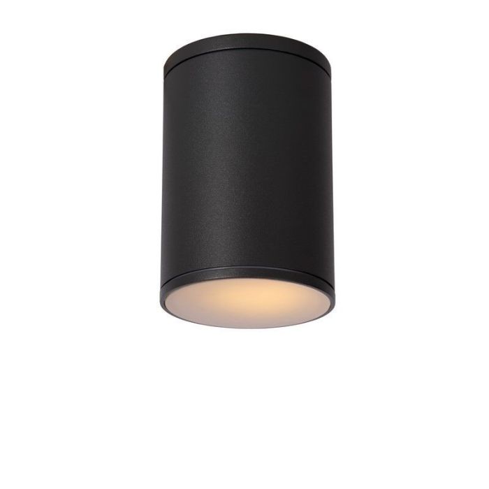 Antracit utelampa modern, Tubix, IP54