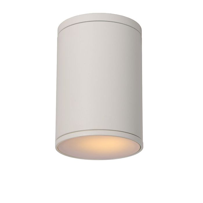 Vit utelampa modern, Tubix, IP54
