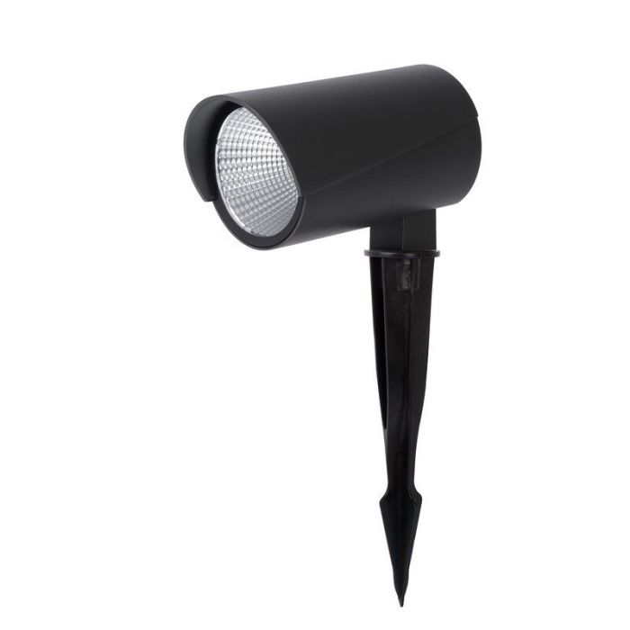 Antracit trädgårdsspotlight modern, Manal, 12W, 3000K LED, IP65