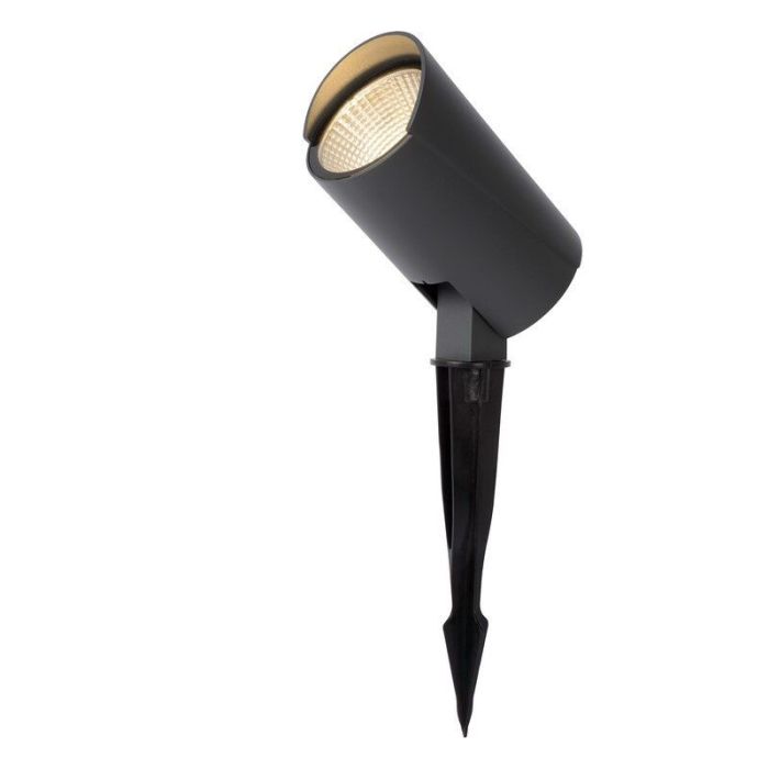 Antracit trädgårdsspotlight modern, Manal, 12W, 3000K LED, IP65