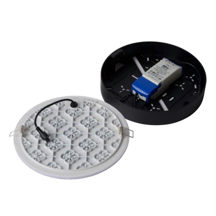 Svart plafond modern, Ceres, 30W, 3000K LED, IP44