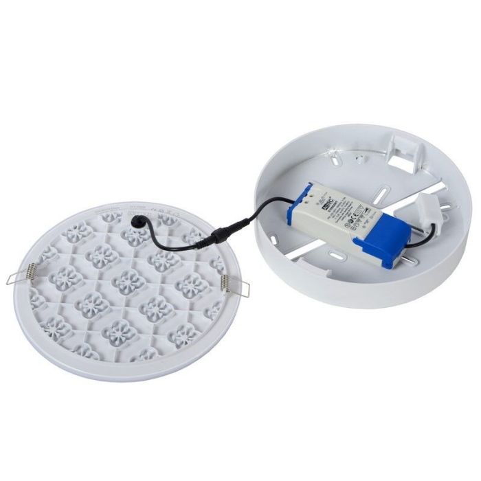 Vit plafond modern, Ceres, 30W, 3000K LED, IP44