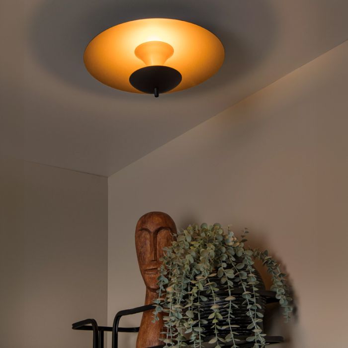 Guld plafond vintage, Vulcan, 9W, 3000K LED