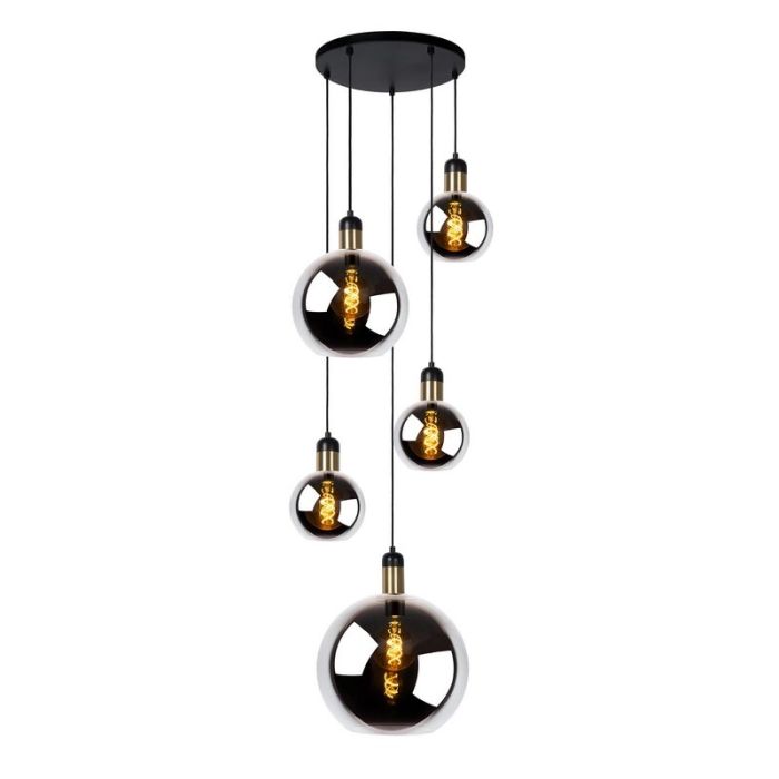 Grå fönsterlampa vintage, Julius