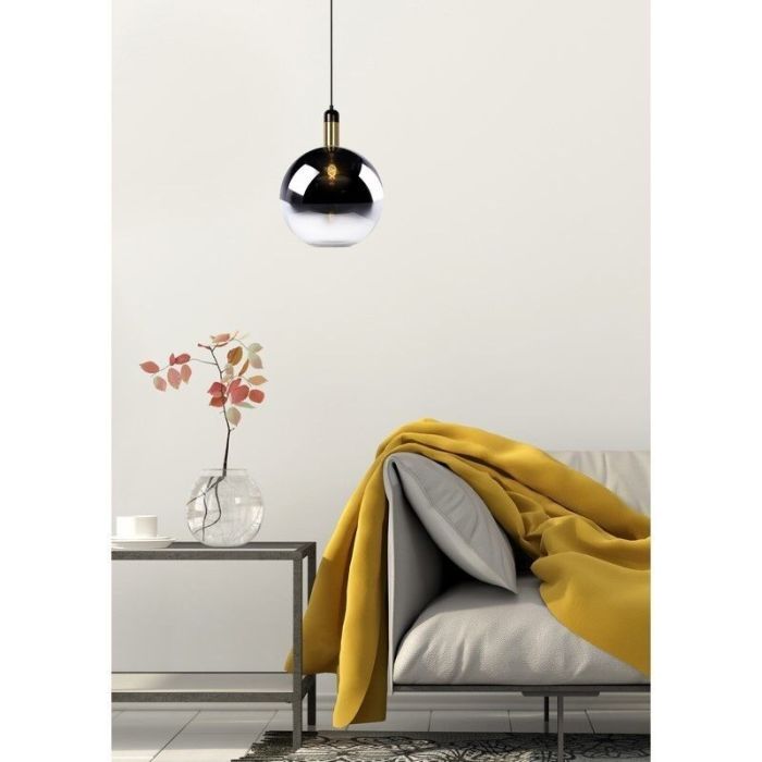 Grå fönsterlampa vintage, Julius