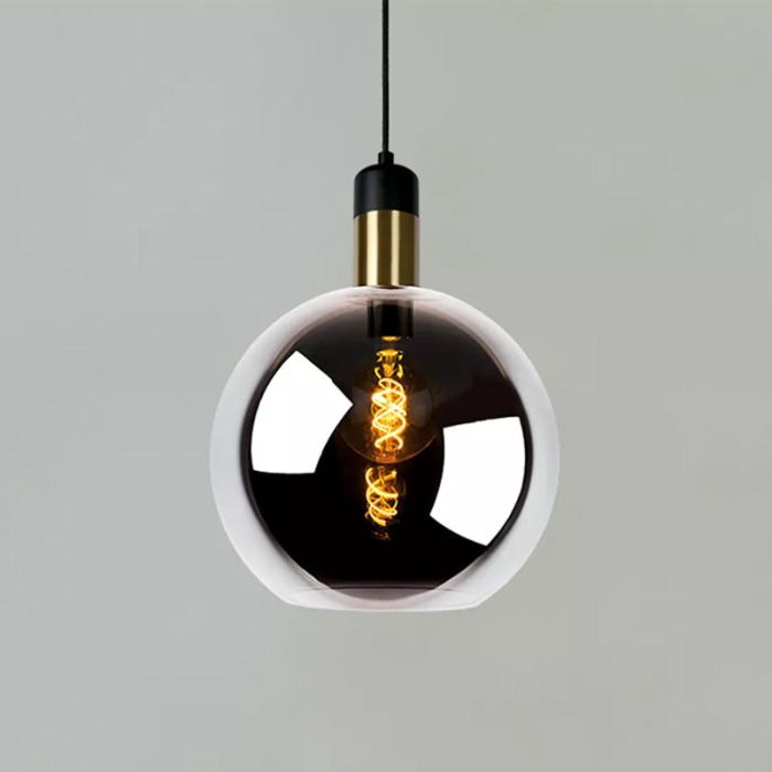 Grå fönsterlampa vintage, Julius
