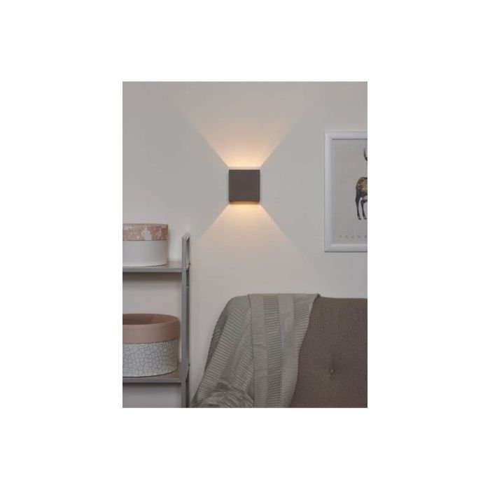 Gips vägglampa taupe, Gipsy