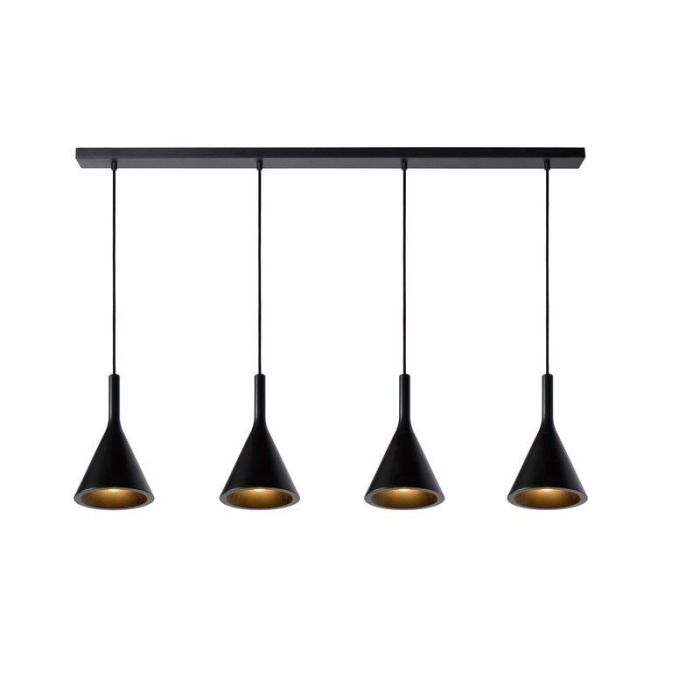Betong fönsterlampa svart, Gipsy
