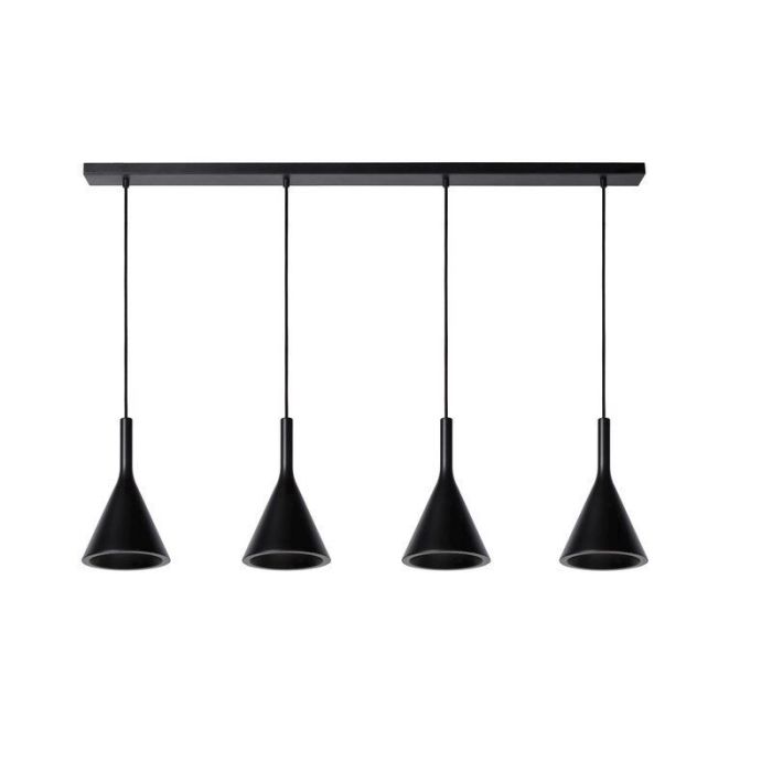 Betong fönsterlampa svart, Gipsy
