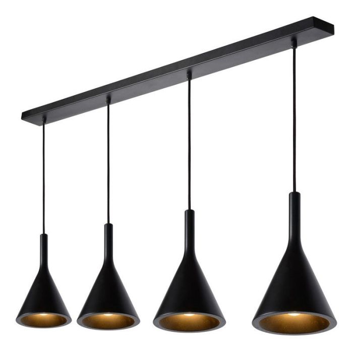 Betong fönsterlampa svart, Gipsy