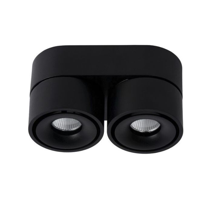 Svart spotlight tak modern, Yumiko, 8W, 2700K LED