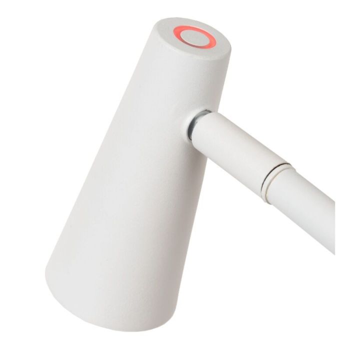 Vit uppladdningsbar bordslampa modern, Stirling, 3W, 2700K LED, med beröringsdimmer
