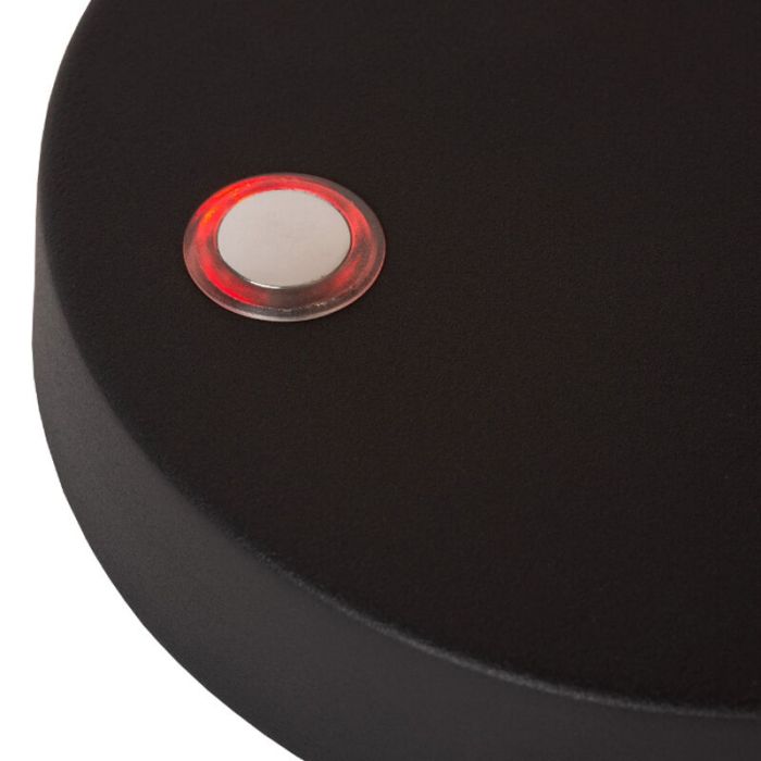 Svart uppladdningsbar bordslampa modern, Tipik, 3W, 2700K LED, med beröringsdimmer