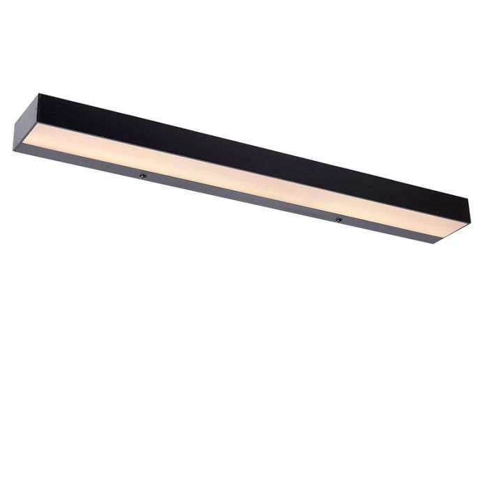 Svart badrumslampa vägg modern, Alexa, 8W, 3000K LED, IP44