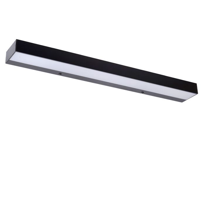 Svart badrumslampa vägg modern, Alexa, 8W, 3000K LED, IP44