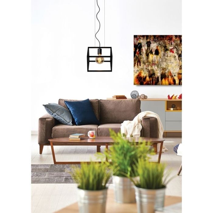 Svart fönsterlampa modern, Fabian