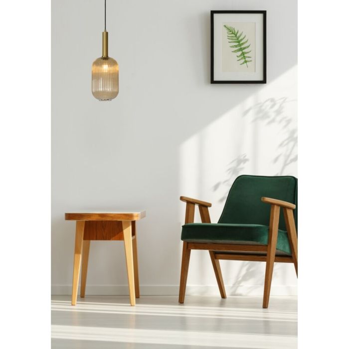 Bärnstensfärgad fönsterlampa retro, Maloto