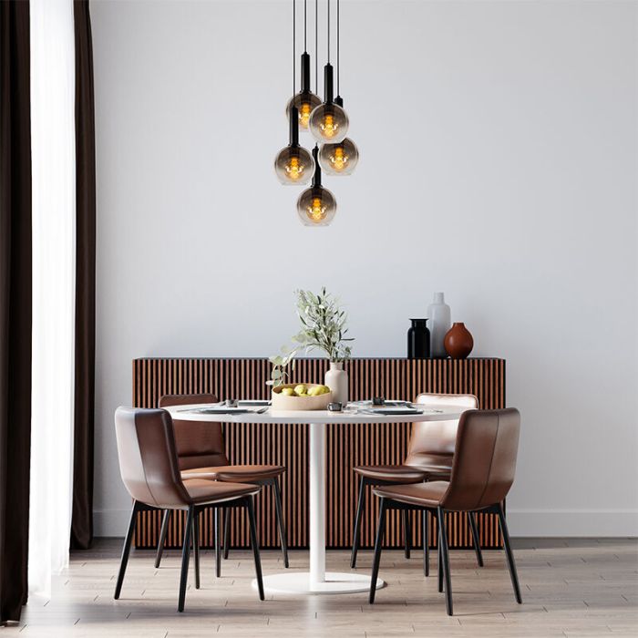 Svart fönsterlampa modern, Marius