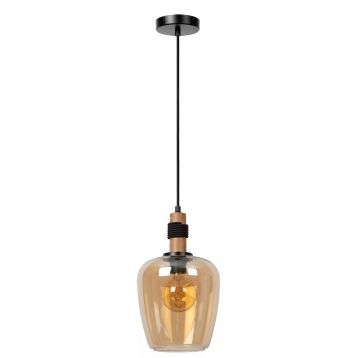 Bärnstensfärgad fönsterlampa retro, Ilona