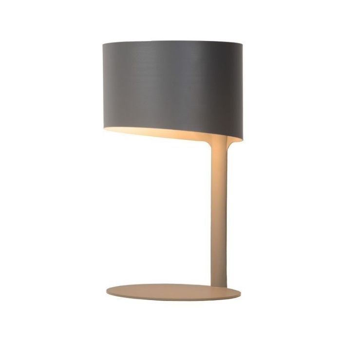 Grå bordslampa modern, Knulle, med brytare