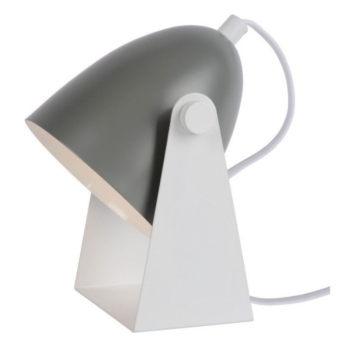 Grå bordslampa modern, Chago, med brytare