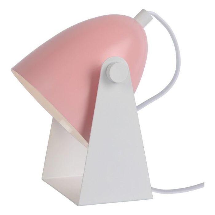 Rosa bordslampa modern, Chago, med brytare
