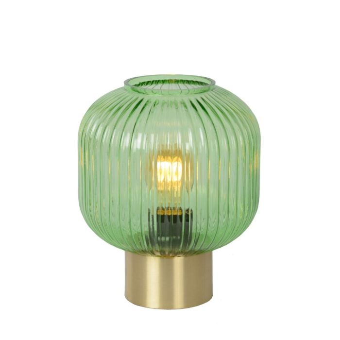Guld bordslampa retro, Maloto, med brytare