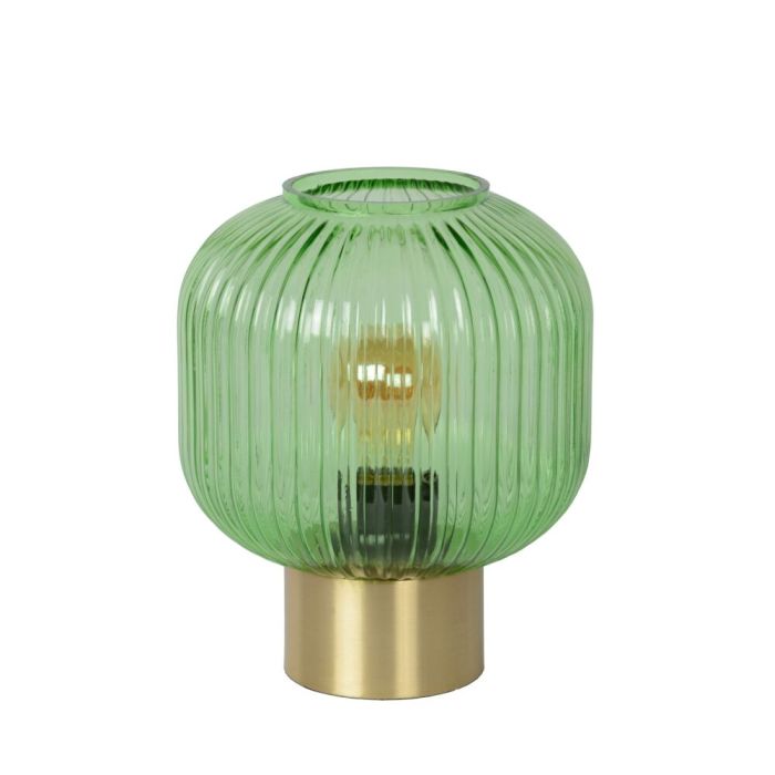 Guld bordslampa retro, Maloto, med brytare