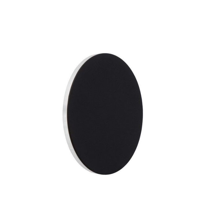 Svart vägglampa modern, Eklyps led, 6W, 3000K LED
