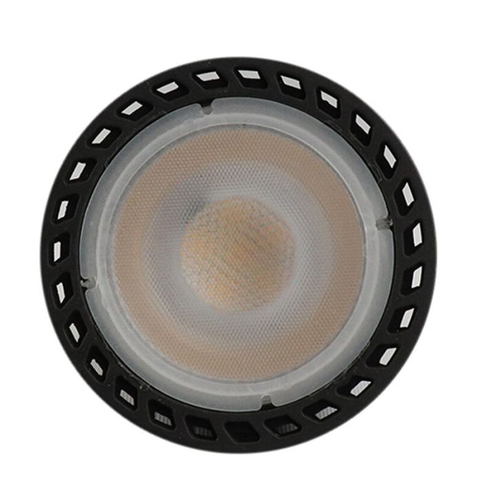 Lucide 3-stegs dimbar LED lampa GU10, Jordan, svart, 5w, 2200K